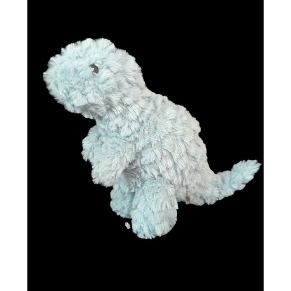 The Manhattan Toy Co. T-Rex Plush Dinosaur - Soft stuffed animal toy  blue  1" - Picture 1 of 8
